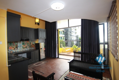 An elegant warmly colored apartment with spectacular views for rent 